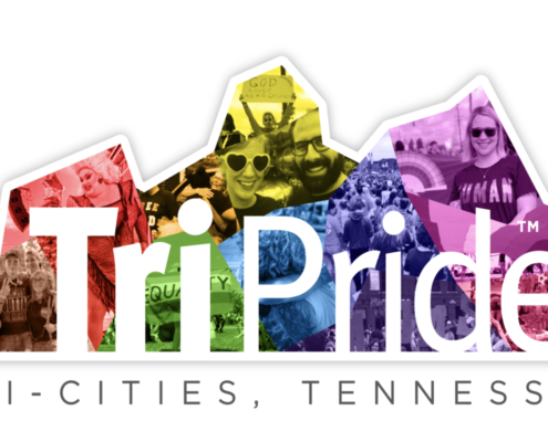 TriPride Logo faces